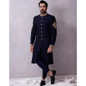 Indo-Western Silk Sherwani